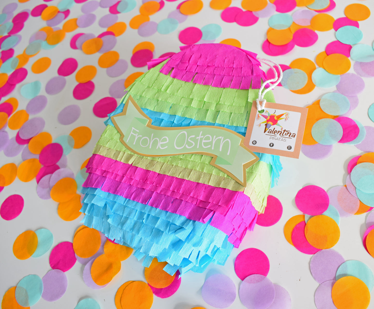 Mini Oster-Set Piñata / Hase Pinata / Osterhase Osterei Pinata image 2