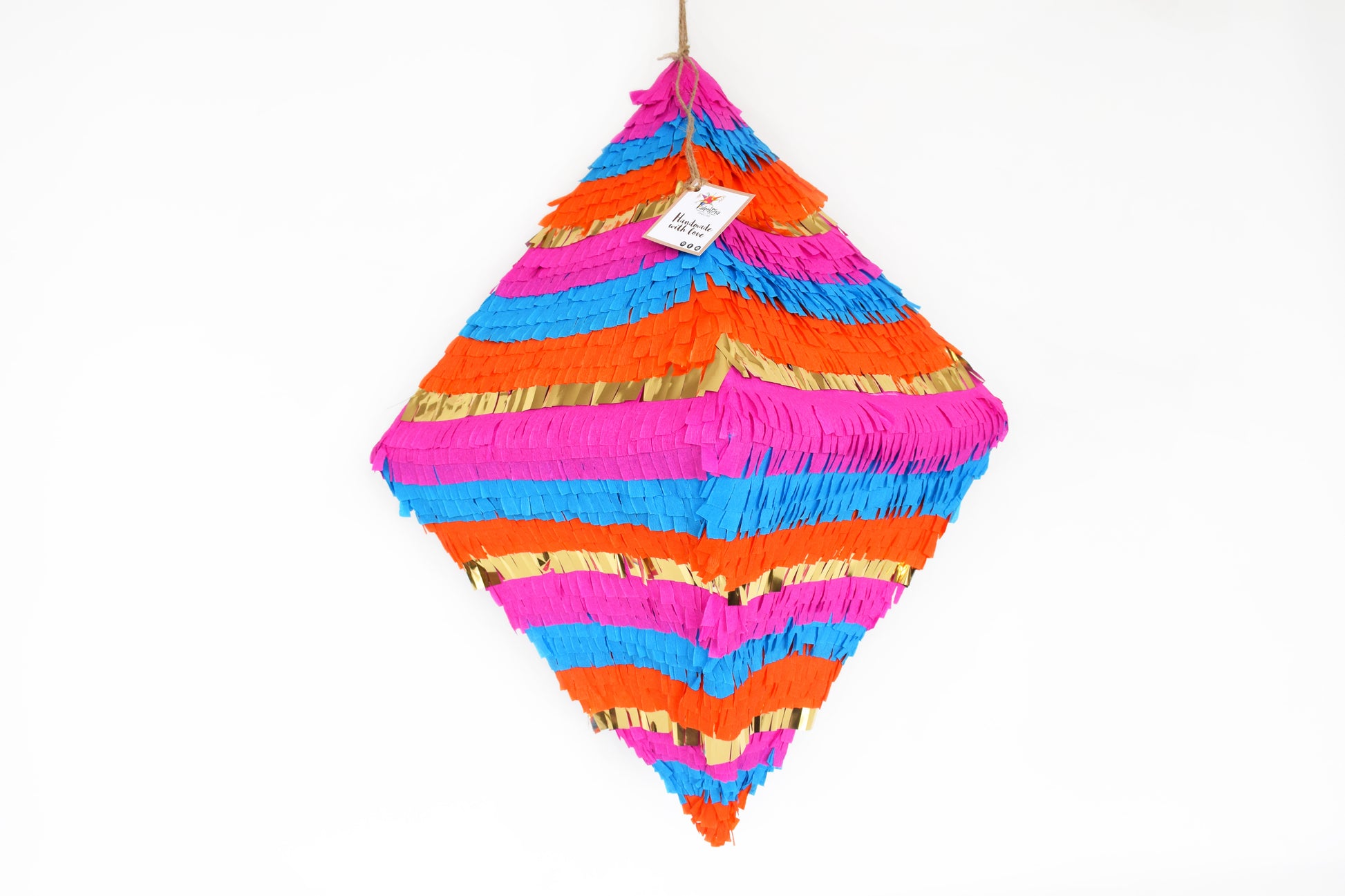 Piñata "Raute-Diamant" in Boho-Chic Style image 0